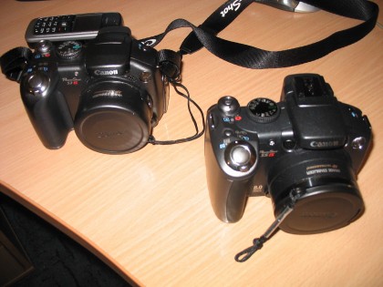 Фотоаппараты Canon S3 и Canon S5