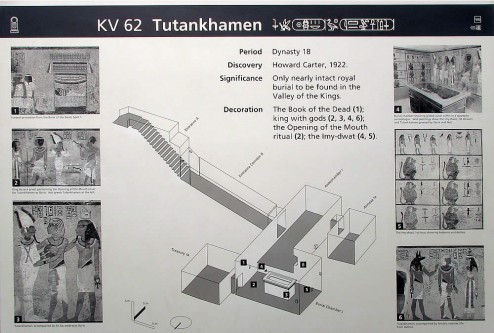 Гробница Тутанхамона. Схема
