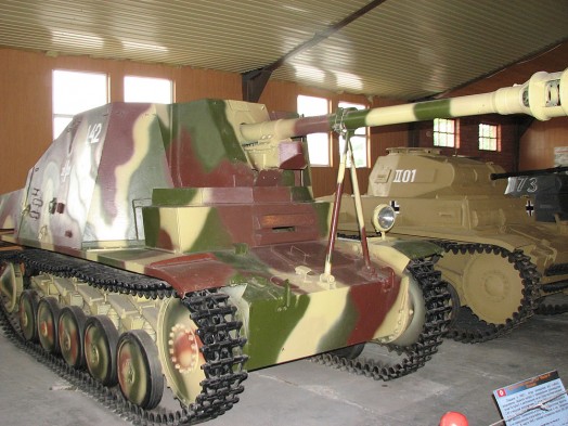 Немецкая САУ Куница и танк T 2