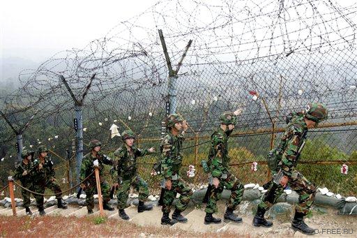 южнокорейские пограничники